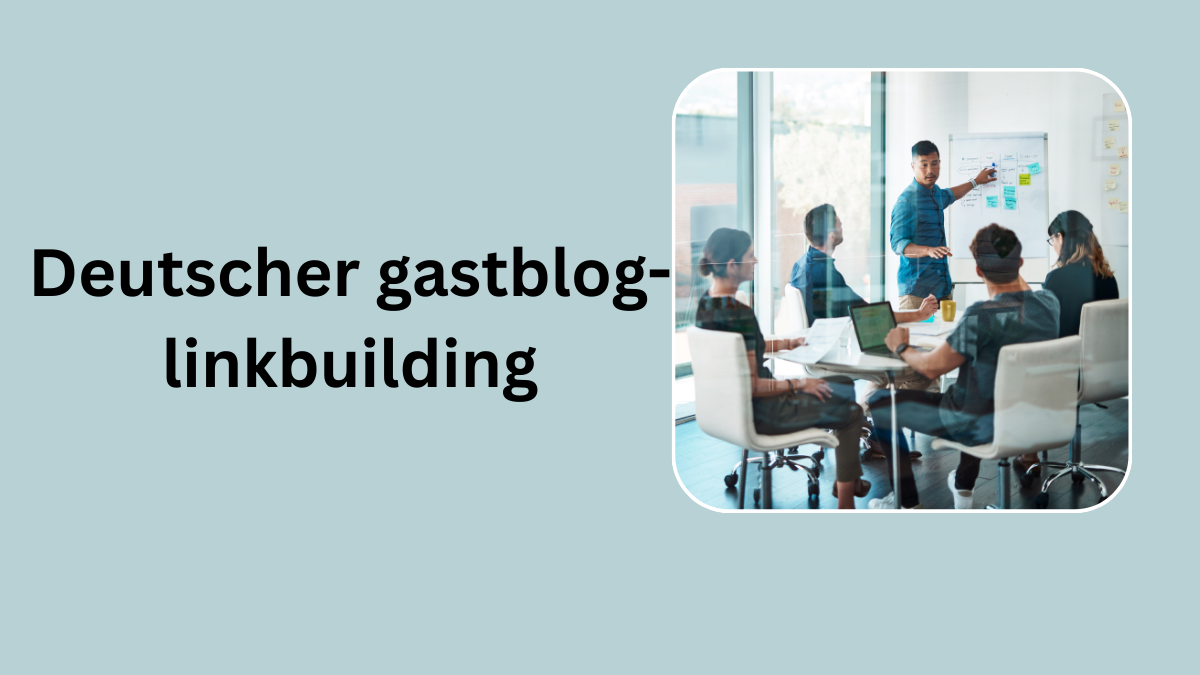 Deutscher gastblog-linkbuilding