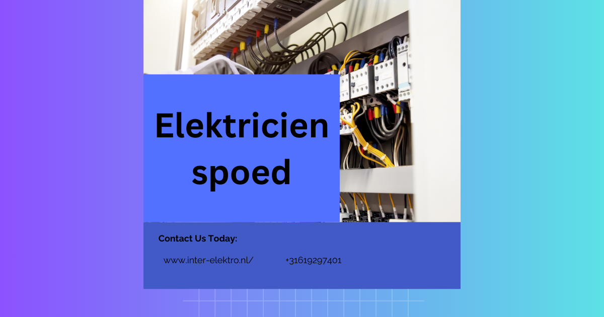 Elektricien spoed