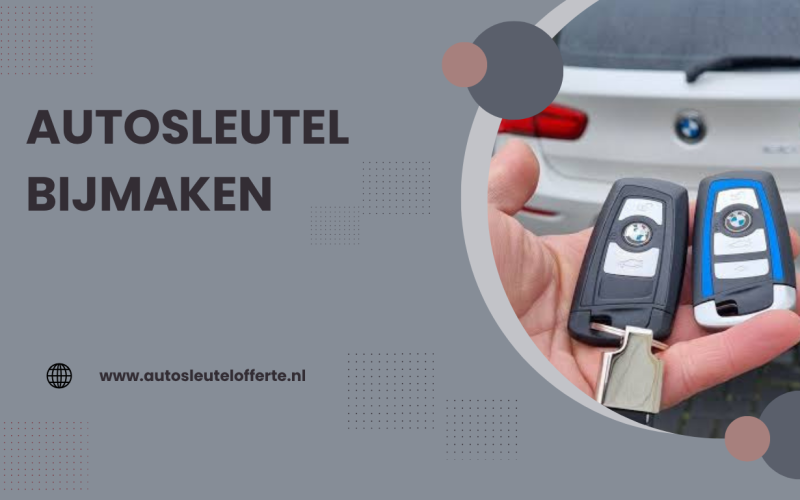 Autosleutel bijmaken: ontdek waarom een reservesleutel zo waardevol is